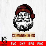 Washington Football Team Santa Claus Christmas Svg Eps Dxf Png File,NFL Svg Files,Digital Download,Sublimation,Instant Download