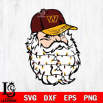 Washington Football Team Santa Claus Face Svg Eps Dxf Png File,NFL Svg Files,Digital Download,Sublimation,Instant Download