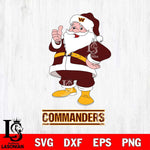 Washington Football Team Santa claus Svg Eps Dxf Png File,NFL Svg Files,Digital Download,Sublimation,Instant Download