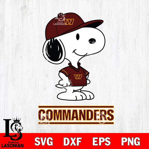 Washington Football Team Snoopy Football sport SVG DXF EPS PNG FILE,Snoopy File Cut, Nfl Digital Download,Instant Download, Silhouette