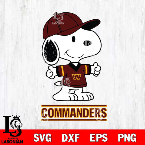 Washington Football Team Snoopy football SVG DXF EPS PNG FILE,Snoopy File Cut, Nfl Digital Download,Instant Download, Silhouette