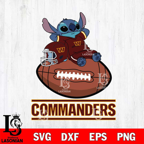 Washington Football Team Stitch Big NFL football SVG DXF EPS PNG FILE, NFL File Cut, Digital Download,Instant Download, Silhouette, Cricut