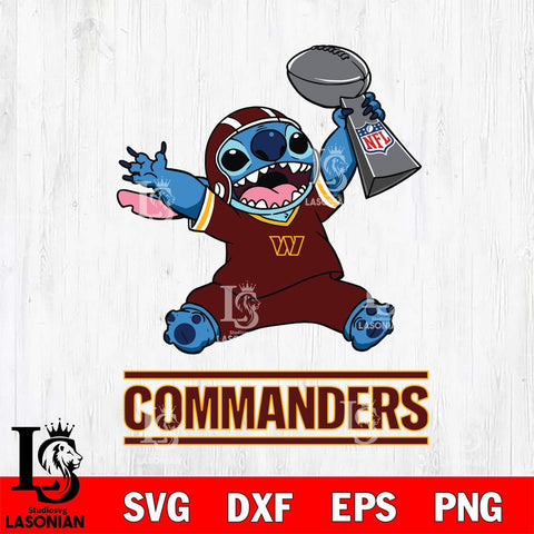 Washington Football Team Stitch Champion SVG DXF EPS PNG FILE, Stitch File Cut,NFL Digital Download,Instant Download, Silhouette