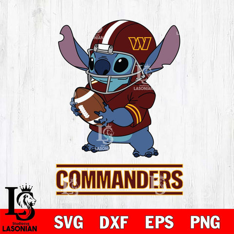 Washington Football Team Stitch Football Helmet SVG DXF EPS PNG FILE, NFL File Cut, Digital Download,Instant Download, Silhouette, Cricut