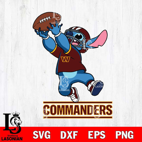 Washington Football Team Stitch Rugby Ball SVG DXF EPS PNG FILE, Stitch File Cut,NFL Digital Download,Instant Download, Silhouette
