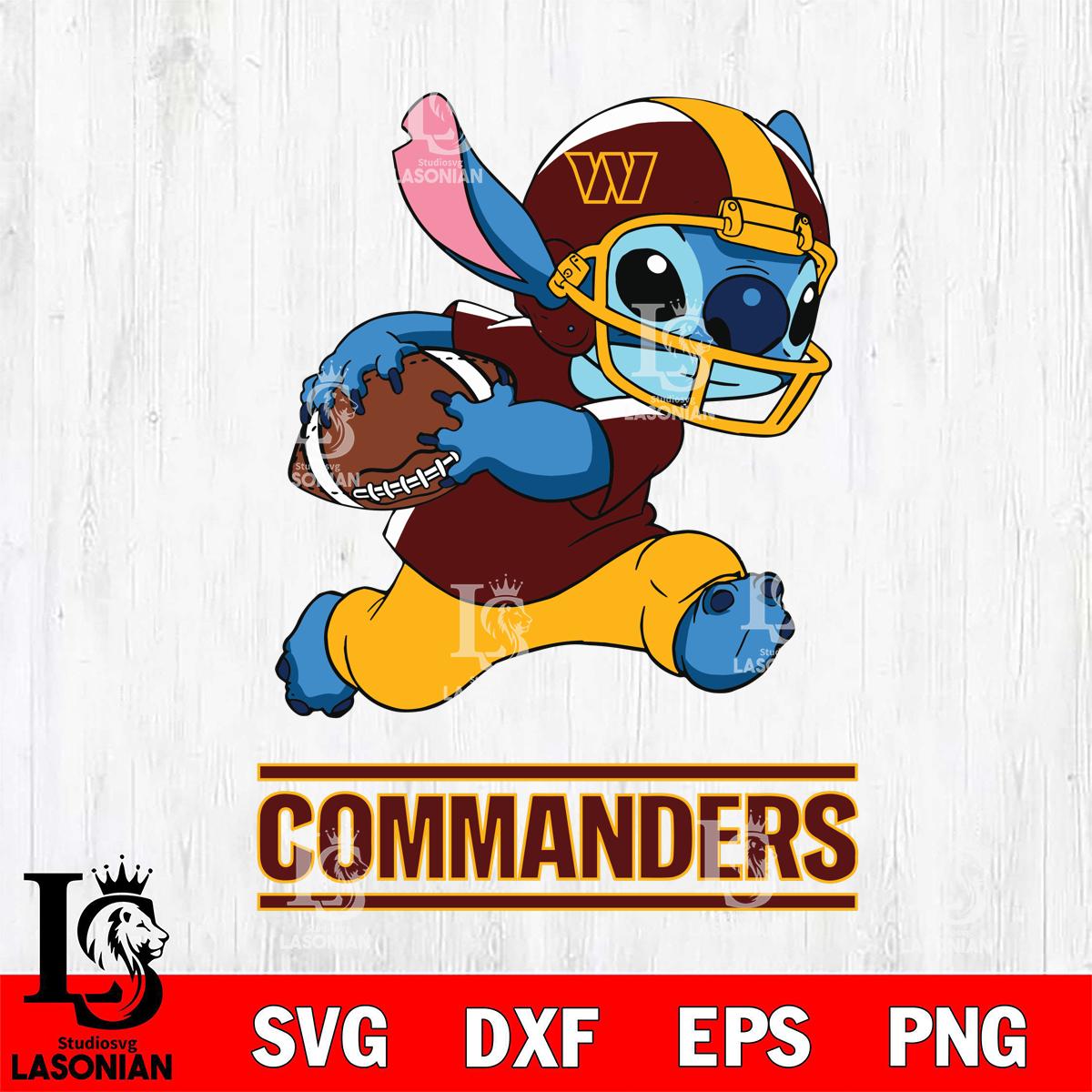 Washington Football Team Stitch Run Rugby Ball – lasoniansvg