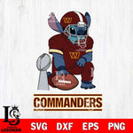 Washington Football Team Stitch Vince Lombardi Trophy SVG DXF EPS PNG FILE, NFL File Cut, Digital Download,Instant Download, Silhouette, Cricut