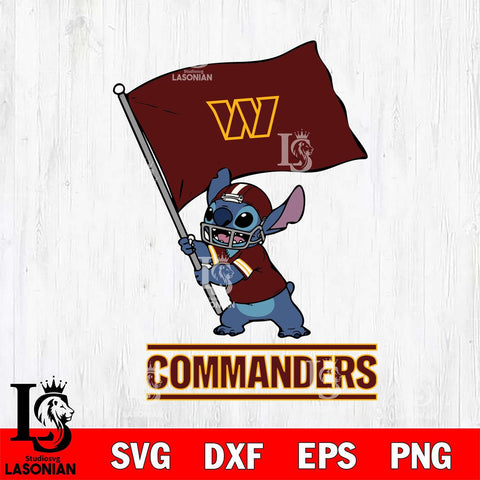 Washington Football Team Stitch flag SVG DXF EPS PNG FILE, NFL File Cut, Digital Download,Instant Download, Silhouette, Cricut