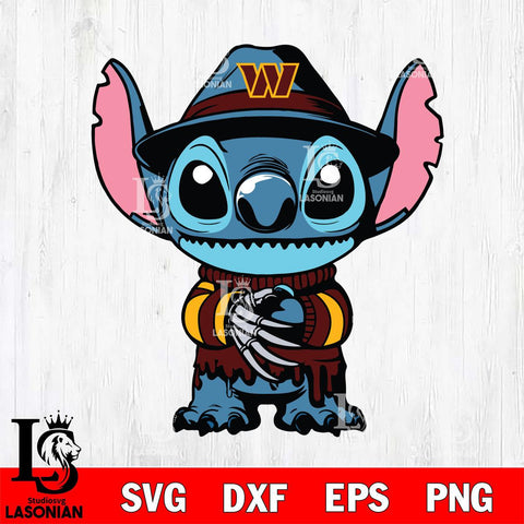 Washington Football Team Stitich Freddy Krueger Football Svg Eps Dxf Png File, NFL svg, Digital Download, Instant Download