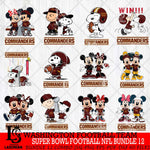 Washington Football Team Super Bowl NFL Bundle 12 Svg Eps Dxf Png File, NFL svg , Digital Download , Instant Download, Cricut File