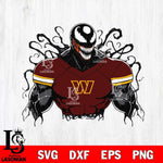 Washington Football Team Venom Marvel Svg Eps Dxf Png File, Digital Download, Instant Download
