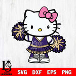 Washington Huskies Hello Kitty Cheerleader 11 Svg Eps Dxf Png File, Digital Download, Instant Download
