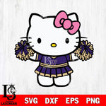 Washington Huskies Hello Kitty Cheerleader 9 Svg Eps Dxf Png File, Digital Download, Instant Download