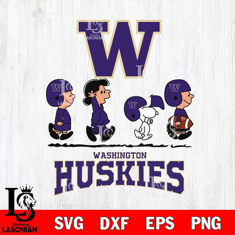 Washington Huskies Snoopy Sport 12 Svg Eps Dxf Png File, Digital Download