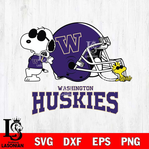 Washington Huskies Snoopy Sport 2 Svg Eps Dxf Png File, Digital Download