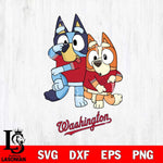 Washington Nationals Bluey Chilli Dance Mode Svg Eps Dxf Png File, Digital Download, Instant Download
