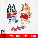 Washington Nationals Bluey Chilli Sport Svg Eps Dxf Png File, Digital Download, Instant Download