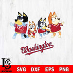 Washington Nationals Bluey Mode Dance Squats Svg Eps Dxf Png File, Digital Download, Instant Download