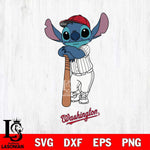 Washington Nationals Stitch Baseball bat SVG DXF EPS PNG FILE, MLB File Cut, Digital Download,Instant Download, Silhouette, Stitch Cricut
