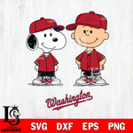 Washington Nationals snoopy and charlie brown baseball Svg Eps Dxf Png File, MLB File Cut,Digital Download,Instant Download,MLB Svg Files