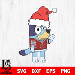 Washington State Cougars Bluey Christmas Svg Eps Dxf Png File, Digital Download, Instant Download