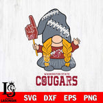 Washington State Cougars Gnomes Fan Svg Eps Dxf Png File, Digital Download, Instant Download