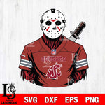 Washington State Cougars Jason Voorhees Horror 4 Svg Eps Dxf Png File, NCAA svg, Digital Download, Instant Download