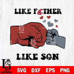 Washington State Cougars Like Father Like Son Svg Eps Dxf Png File, Digital Download, Instant Download
