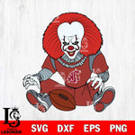Washington State Cougars Pennywise Horror Sport 6 Svg Eps Dxf Png File, Digital Download
