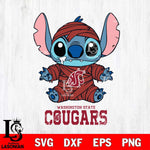 Washington State Cougars Stitch Mummy Svg Eps Dxf Png File, NCAA svg, Digital Download, Instant Download
