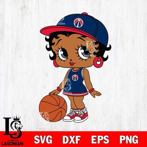 Washington Wizards Betty Boop NBA 6 Svg Eps Dxf Png File, NBA svg, Digital Download, Instant Download