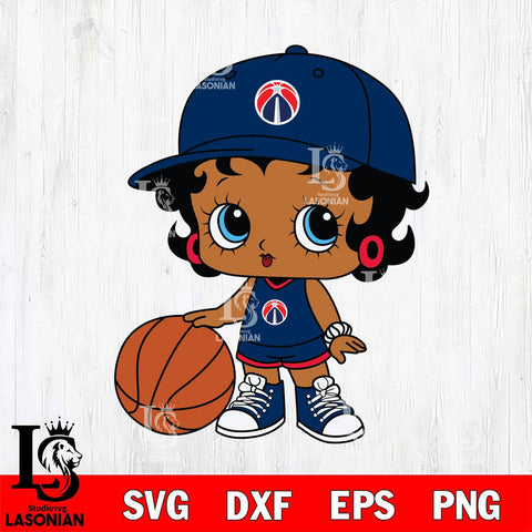 Washington Wizards Betty Boop NBA 8 Svg Eps Dxf Png File, NBA svg, Digital Download, Instant Download