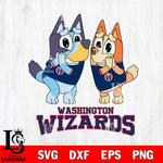 Washington Wizards Bluey & Bingo 15 Svg Eps Dxf Png File, NBA svg, Digital Download, Instant Download