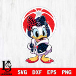 Washington Wizards Fancy Daisy Duck Disney Svg Eps Dxf Png File, Digital Download, Instant Download