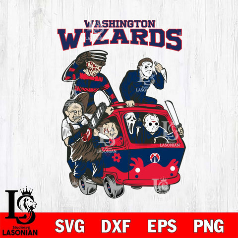Washington Wizards Jason Voorhees Horror 10 Svg Eps Dxf Png File, NBA svg, Digital Download, Instant Download