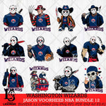 Washington Wizards Jason Voorhees NBA Bundle 12 SVG Eps Dxf Png File, Bundle NBA svg, Digital Download, Instant Download