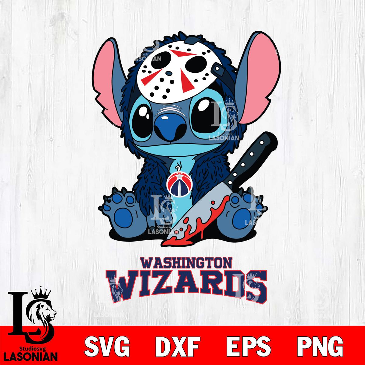Washington Wizards Stitch Jason Voorhees – lasoniansvg