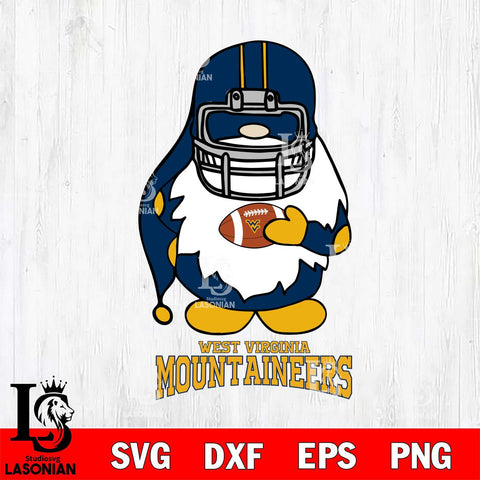 West Virginia Mountaineers Gnomes Christmas Svg Eps Dxf Png File, Digital Download, Instant Download