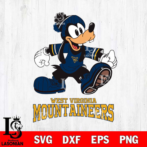 West Virginia Mountaineers Goofy Cool Sport SVG DXF EPS PNG FILE,NCAA svg ,Football Digital Download,Instant Download, Silhouette