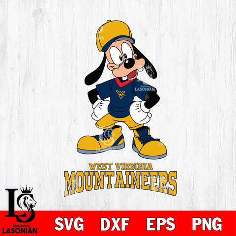 West Virginia Mountaineers Goofy Sport SVG DXF EPS PNG FILE,NCAA svg ,Football Digital Download,Instant Download, Silhouette