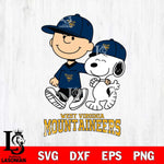 West Virginia Mountaineers Peanuts Snoopy Friends SVG DXF EPS PNG FILE,Snoopy File Cut, NCAA Digital Download,Instant Download,Christmas Silhouette
