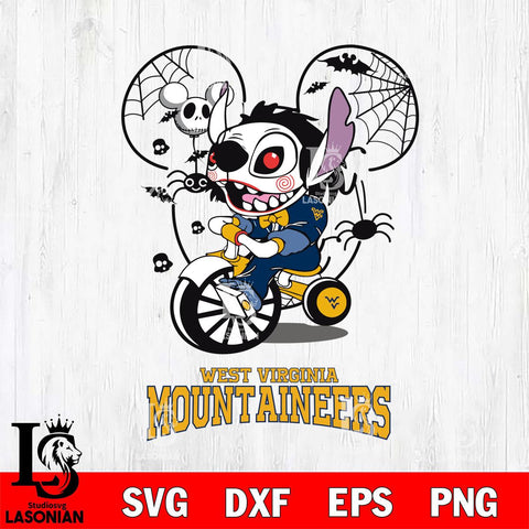 West Virginia Mountaineers Stitch Jigsaws Halloween Svg Eps Dxf Png File, Digital Download, Instant Download