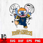 West Virginia Mountaineers Stitch Michael Halloween Svg Eps Dxf Png File, Digital Download, Instant Download