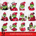 Western Kentucky Hilltoppers Boujee Grinch NCAA Bundle 12 SVG Eps Dxf Png File, Digital Download, Instant Download