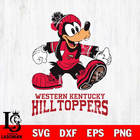 Western Kentucky Hilltoppers Goofy Cool Sport SVG DXF EPS PNG FILE,NCAA svg ,Football Digital Download,Instant Download, Silhouette