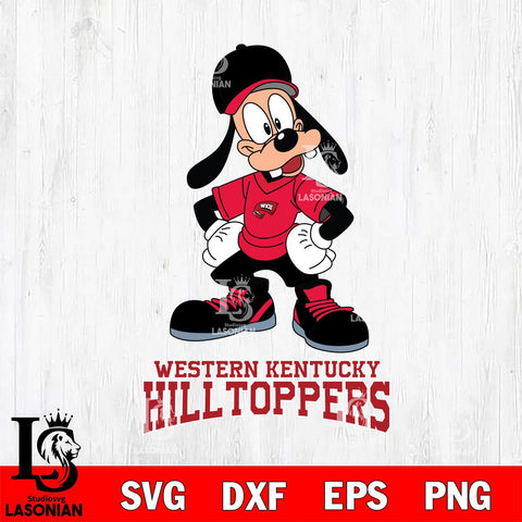 Western Kentucky Hilltoppers Goofy Sport SVG DXF EPS PNG FILE,NCAA svg ,Football Digital Download,Instant Download, Silhouette