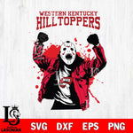 Western Kentucky Hilltoppers Jason Voorhees Horror Halloween 3 Svg Eps Dxf Png File, NCAA svg, Digital Download, Instant Download