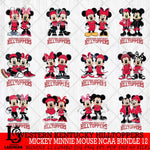 Western Kentucky Hilltoppers Mickey Minnie Mouse NCAA Bundle 12 Svg Eps Dxf Png File, Bundle NCAA svg , File Cut , Digital Download , Instant Download, Cut Svg Files