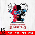 Western Kentucky Hilltoppers Stitch Horror Halloween 2 Svg Eps Dxf Png File, Digital Download, Instant Download