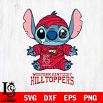 Western Kentucky Hilltoppers Stitch Mummy Svg Eps Dxf Png File, NCAA svg, Digital Download, Instant Download